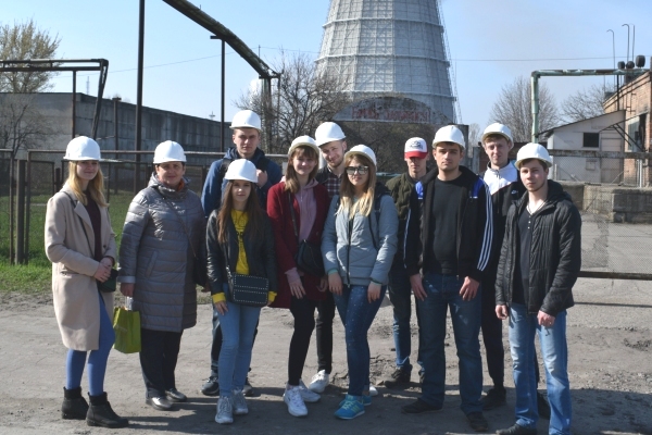 Студенти-екологи провели практичні заняття на Черкаській ТЕЦ