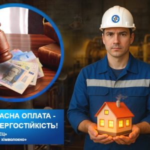 Ваша вчасна оплата сьогодні –  наша енергостійкість!